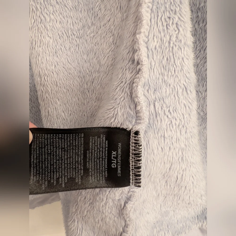 The North Face Light Blue Soft Fleece Jacket - XL - Preloved - Picture 4 of 15